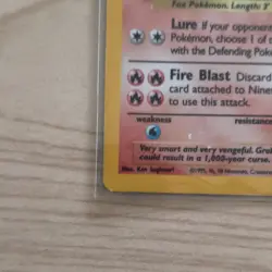 Pokemon TCG Ninetales 12/102 Base Set Holo Rare Unlimited LP - Image 5