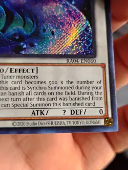 Yugioh! Ghoti of the Deep Beyond - RA04-EN060 - Secret Rare - 1st Edition NM - Image 4