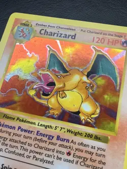 Pokemon Base Set Charizard 4/102 Shadowless Holo Rare English 1999 WOTC - Image 4