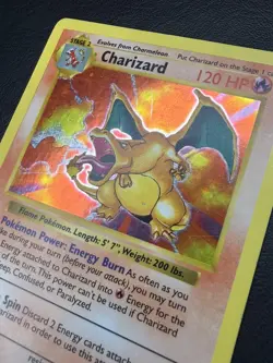 Pokemon Base Set Charizard 4/102 Shadowless Holo Rare English 1999 WOTC - Image 5
