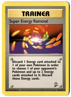 Super Energy Removal 108/130 Rare Base Set 2 Pokemon - Image 1