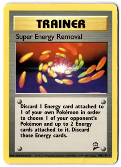 Super Energy Removal 108/130 Rare Base Set 2 Pokemon - Image 1