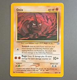 Pokemon TCG Onix 69/130 Base Set 2 Regular Common 2000 WOTC English 60HP - Image 1