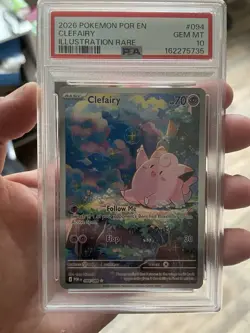 Pokemon TCG Clefairy Illustration Rare 094/88 - PSA 10 - Perfect Order - Image 1