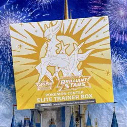 Pokemon TCG Center Brilliant Stars Sword & Shield ETB Elite Trainer Box SEALED - Image 1