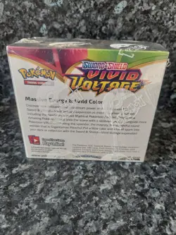 Pokemon Card - Vivid Voltage Booster Box - SEALED - Sword & Shield in case - Image 3