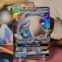 Wishiwashi GX 63/236 - Cosmic Eclipse - Ultra Rare Holo Pokemon Card Near Mint - Image 1