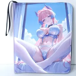Ayaka Kokomi Card Binder 3-Ring Anime Waifu Double Sided Redemption Folder - Image 1