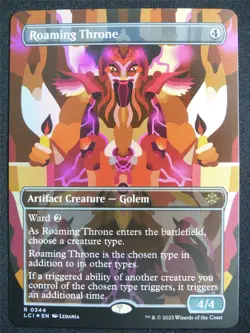 Roaming Throne Borderless Foil - LCI - Mtg Card #3H0 - Image 1
