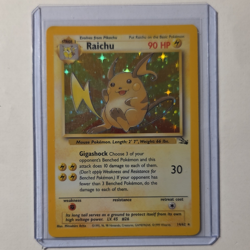 Raichu 14/62 Fossil Set Holo Rare 1999 English Vintage Pokemon TCG WOTC - Image 1