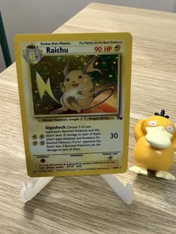 Pokemon TCG · Raichu 14/62 · Holo Rare · Fossil · Vintage WOTC (1999) LP - Image 1