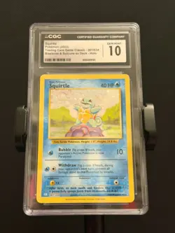 The Pokemon Company Squirtle Holo 001/034 TCG Classic English 40 HP 2023 CGC 10 - Image 1