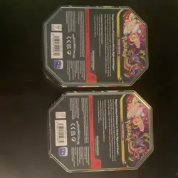 Pokemon Mega Evolution EX Tin Box Lot of 2 (Gengar & Clefable) 2016 - Image 2