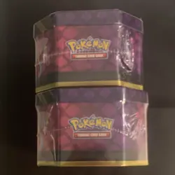 Pokemon Mega Evolution EX Tin Box Lot of 2 (Gengar & Clefable) 2016 - Image 3