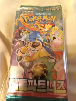Pokemon TCG Korean Battle Partners Journey Together Booster Packs LOT OF 12 - Image 1