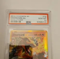 Pokemon 2016 XY Evolutions Charizard EX 12/108 PSA 10 Gem Mint - Image 3