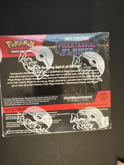 Pokemon TCG Mega Evolution Phantasmal Flames Booster Box Factory Sealed 36 Packs - Image 3