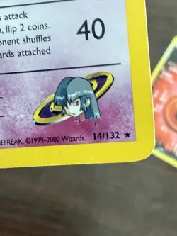 Pokemon Sabrina’s Gengar 14/132 Holo Rare Gym Heroes WOTC2000 LP Vintage - Image 2