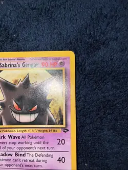 Pokemon TCG Sabrina's Gengar Gym Challenge 29/132 Non-Holo Rare Card LP - Image 4