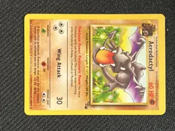 Pokemon TCG Aerodactyl Fossil, Unlimited Rare Card 16/62 - Image 2