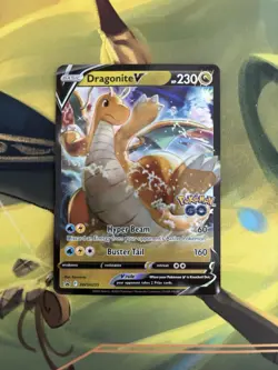 Pokemon TCG Dragonite V SWSH235 Sword & Shield Black Star Promo - EX - Image 1