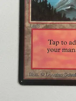 Mountain (B) - Beta Edition 1993 - MTG card [MP/HP - see notes] - Image 5