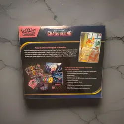 Pokemon TCG Elite Trainer Box Mega Evolution: Chaos Rising English 45 Cards 6+ - Image 2