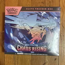 Pokemon TCG Mega Evolution Chaos Rising Elite Trainer Box Booster English - Image 1