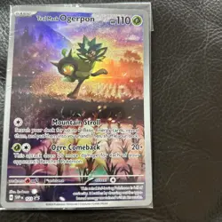 Pokemon TCG Teal Mask Ogerpon SVP Promo Holo Card SVP123 Sealed - Image 1