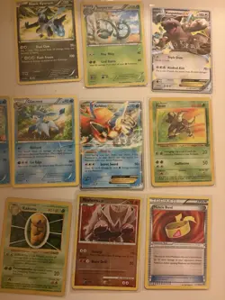 Rare Vintage Pokemon 10 Card Lot, - Image 1