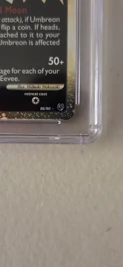 CGC 8.5 NM/MINT+ Umbreon Prime 86/90 Undaunted Holo Pokemon Card - Image 3
