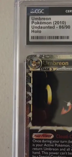 CGC 8.5 NM/MINT+ Umbreon Prime 86/90 Undaunted Holo Pokemon Card - Image 5