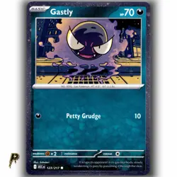 Pokemon Ascended Heroes Cosmos Holo Gastly 123/217 Promo Card NM - Image 1