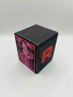 Pokemon Card Deck Box Team Rocket Mewtwo Rhydon Giovanni TCG Fits 100 Cards - Image 1