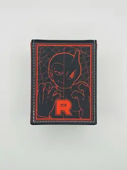 Pokemon Card Deck Box Team Rocket Mewtwo Rhydon Giovanni TCG Fits 100 Cards - Image 5