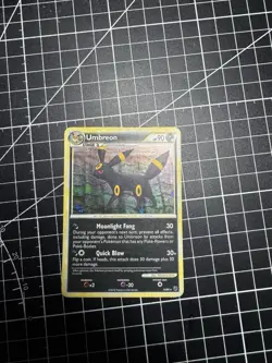 Pokemon TCG Umbreon 10/90 Undaunted Holo Rare Card LP - Image 1