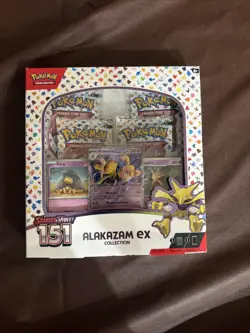 Pokemon TCG Scarlet & Violet Alakazam EX Card 151 Collection - Image 1