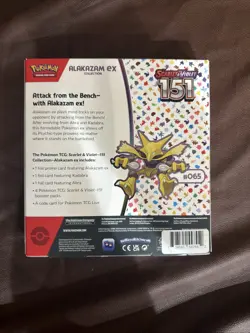 Pokemon TCG Scarlet & Violet Alakazam EX Card 151 Collection - Image 2