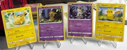 Mimikyu Pikachu Pokemon 4x Card LOT - Pokemon TCG - Assorted Lot - Image 1