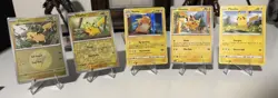 Pikachu And Raichu Pokemon 5x Card LOT - Pokemon TCG - Assorted Lot Holo - Image 1