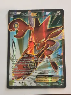 Pokemon TCG Scizor EX Full Art Ultra Rare Holo Card 119/122 - Image 1