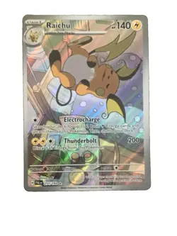 Pokemon TCG Raichu Scarlet & Violet Paldea Evolved Card 211/193 Slightly Used - Image 1