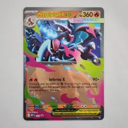Mega Charizard X ex MEP 029 Mega Evolution Black Star Promo Holo Pokemon TCG NM - Image 1