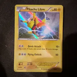 Pokemon Company Pikachu Libre 30/30 XY Trainer Kit Holo Promo 80 HP English - Image 1