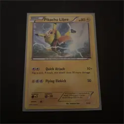 Pokemon Pikachu Libre 30/30 XY Trainer Kit Holo English Basic 80 HP - Image 1