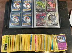 Pokemon Card Bundle Joblot Collection - and binder with valuable cards butamand - Image 1