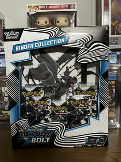Pokemon Scarlet & Violet Black Bolt Binder Collection Factory Sealed 5 Packs - Image 1