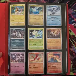 Pokemon Binder C/Uc Cards Collection 9 Pocket No Duplicates Side Loading 360 - Image 2