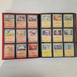 Pokemon Binder C/Uc Cards Collection 9 Pocket No Duplicates Side Loading 360 - Image 3
