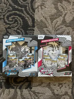 Pokemon TCG White Flare & Black Bolt Binder Collection - SEALED - Image 1